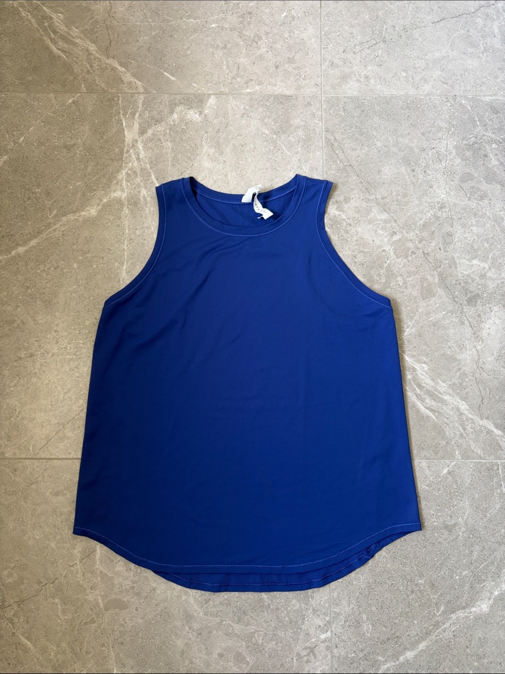 Blue lululemon athletic tank top